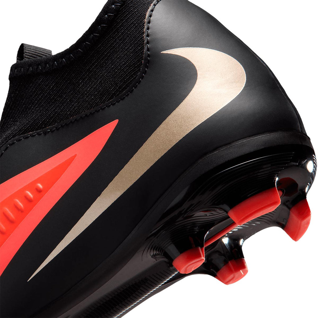 NIKE JR PHANTOM 6 HIGH ACADEMY FG/MG - BRIGHT CRIMSON/BLACK/BRIGHT CRIMSON