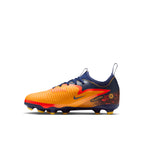 NIKE JR PHANTOM 6 LOW ACADEMY ERLING HAALAND FG/MG - LASER ORANGE/LEMON VENOM/BLUE VOID