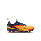 NIKE JR PHANTOM 6 LOW ACADEMY ERLING HAALAND FG/MG - LASER ORANGE/LEMON VENOM/BLUE VOID