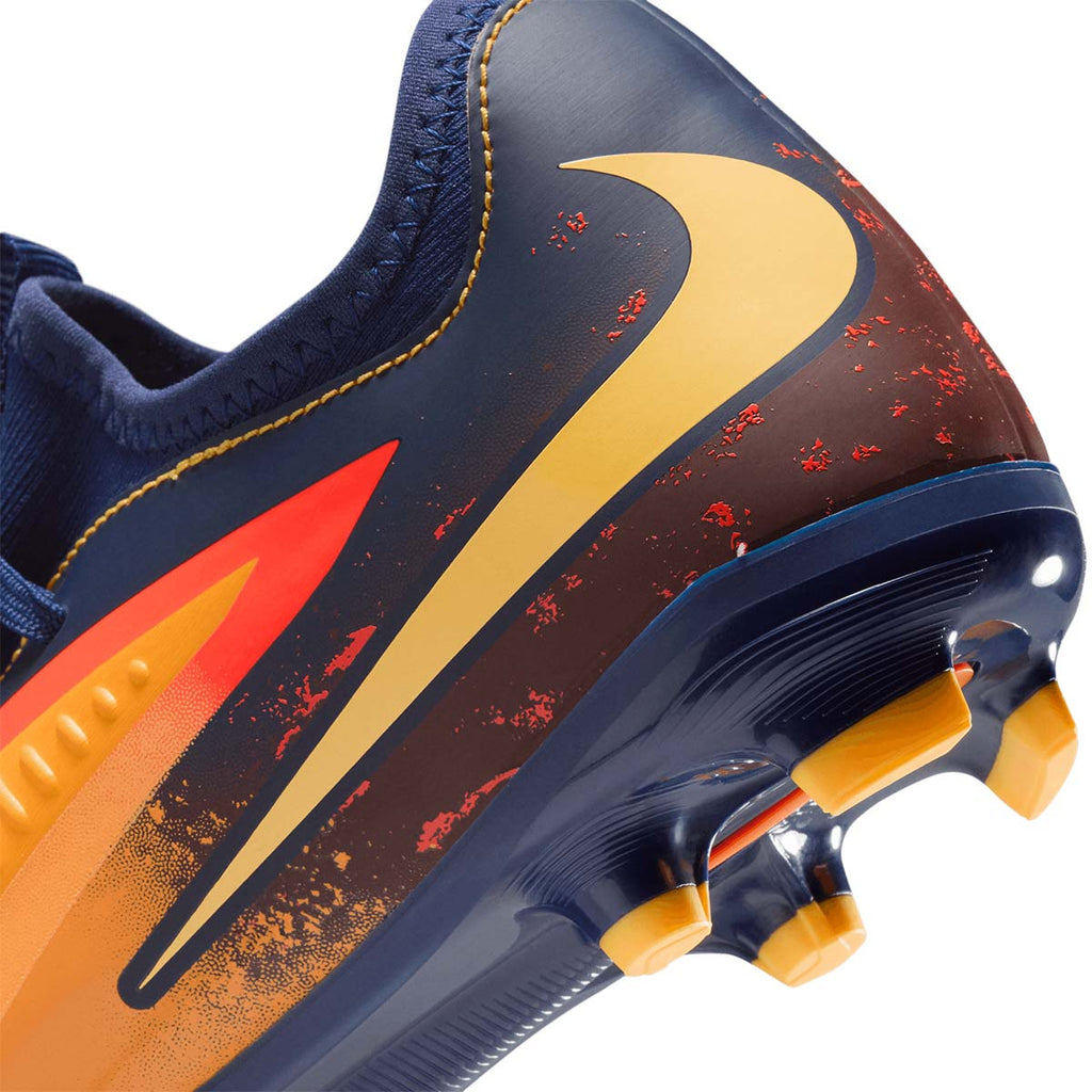 NIKE JR PHANTOM 6 LOW ACADEMY ERLING HAALAND FG/MG - LASER ORANGE/LEMON VENOM/BLUE VOID