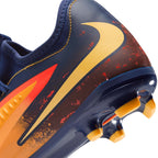 NIKE JR PHANTOM 6 LOW ACADEMY ERLING HAALAND FG/MG - LASER ORANGE/LEMON VENOM/BLUE VOID