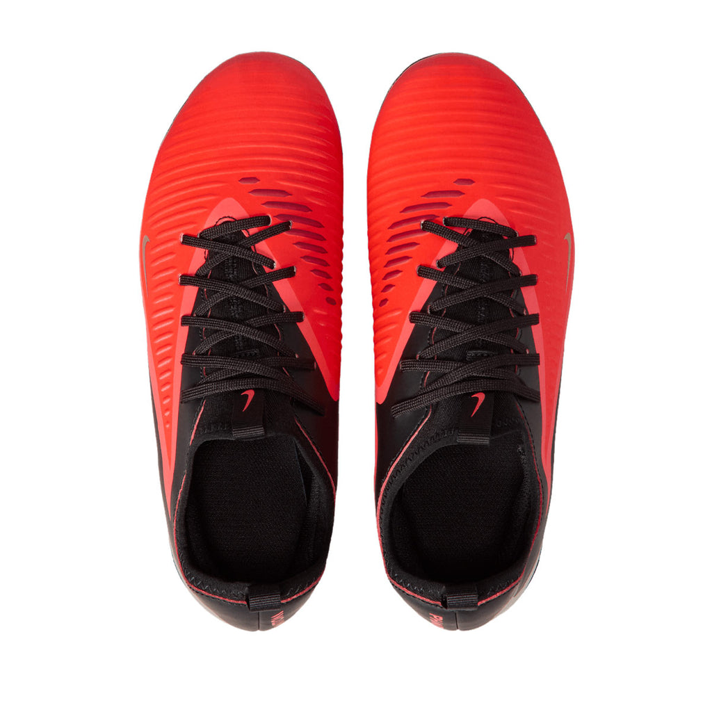 NIKE JR PHANTOM 6 LOW ACADEMY FG/MG - BRIGHT CRIMSON/BLACK/BRIGHT CRIMSON