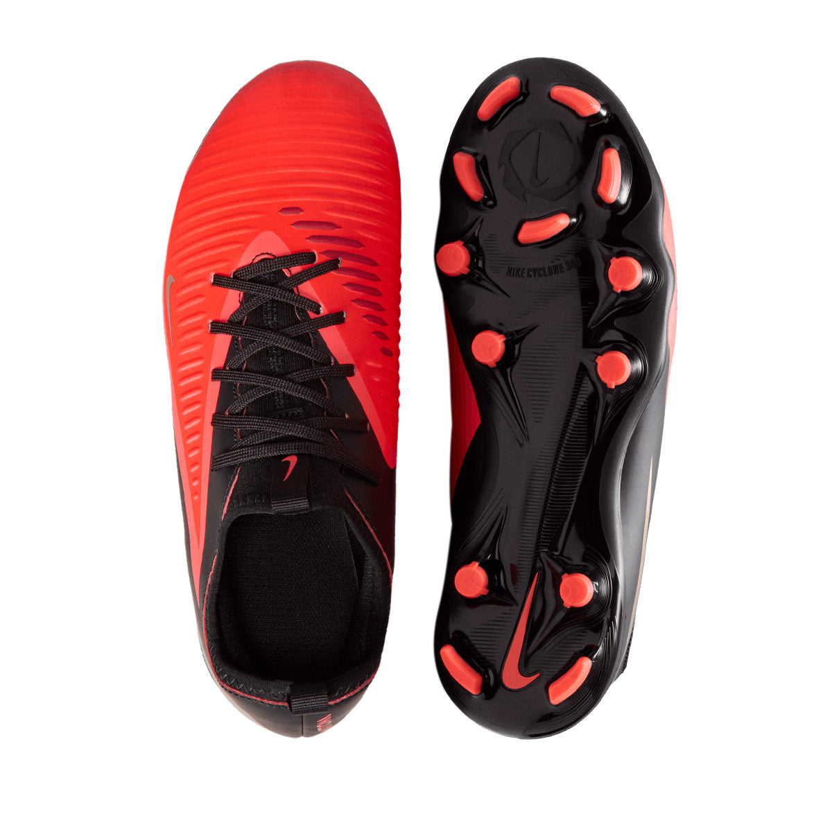 NIKE JR PHANTOM 6 LOW ACADEMY FG/MG - BRIGHT CRIMSON/BLACK/BRIGHT CRIMSON