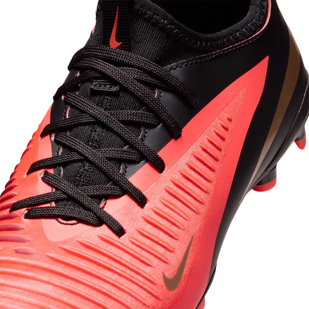NIKE JR PHANTOM 6 LOW ACADEMY FG/MG - BRIGHT CRIMSON/BLACK/BRIGHT CRIMSON