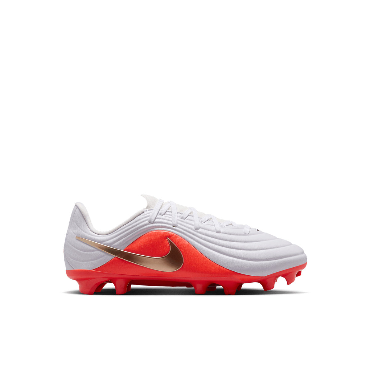 NIKE JR TIEMPO MAESTRO ACADEMY FG/MG - WHITE/BLUR/BRIGHT CRIMSON