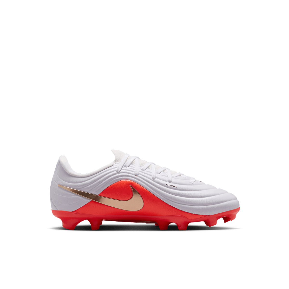 NIKE JR TIEMPO MAESTRO ACADEMY FG/MG - WHITE/BLUR/BRIGHT CRIMSON