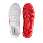NIKE JR TIEMPO MAESTRO ACADEMY FG/MG - WHITE/BLUR/BRIGHT CRIMSON