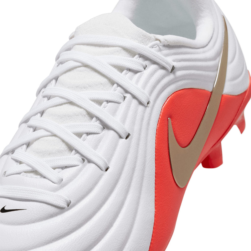 NIKE JR TIEMPO MAESTRO ACADEMY FG/MG - WHITE/BLUR/BRIGHT CRIMSON
