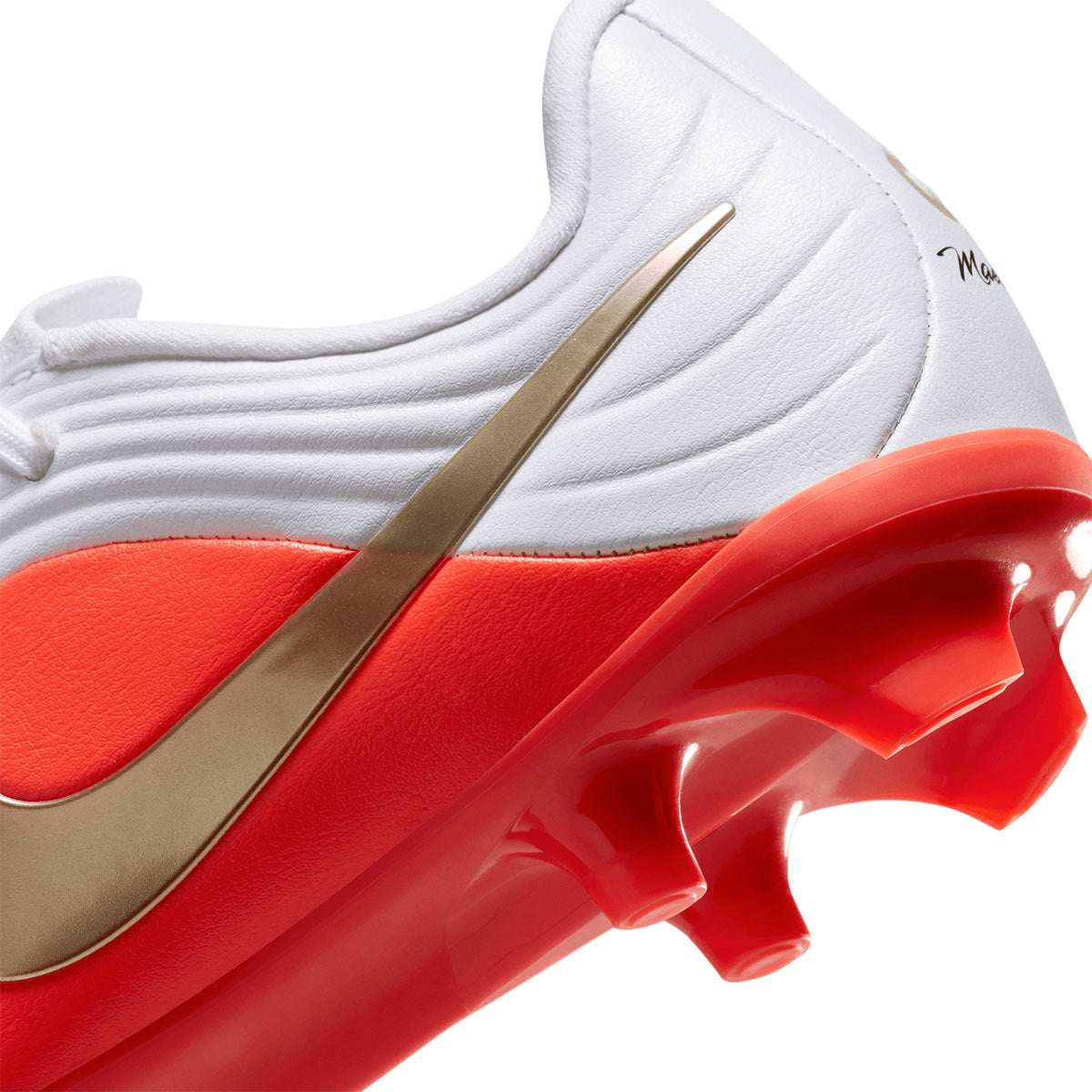 NIKE JR TIEMPO MAESTRO ACADEMY FG/MG - WHITE/BLUR/BRIGHT CRIMSON