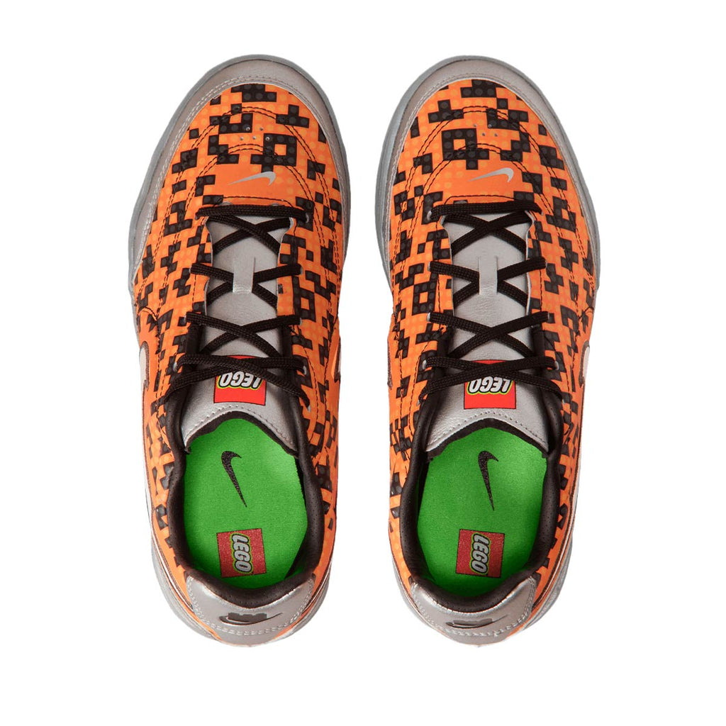 NIKE JR TIEMPO STREETGATO X LEGO IC - METALLIC SILVER/WHITE/SAFETY ORANGE