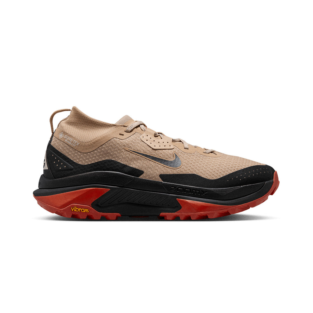 NIKE MEN ACG ZEGAMA TRAIL GORE TEX - LINEN/PUREPLATINUM/BLACK/LTCRIMSON