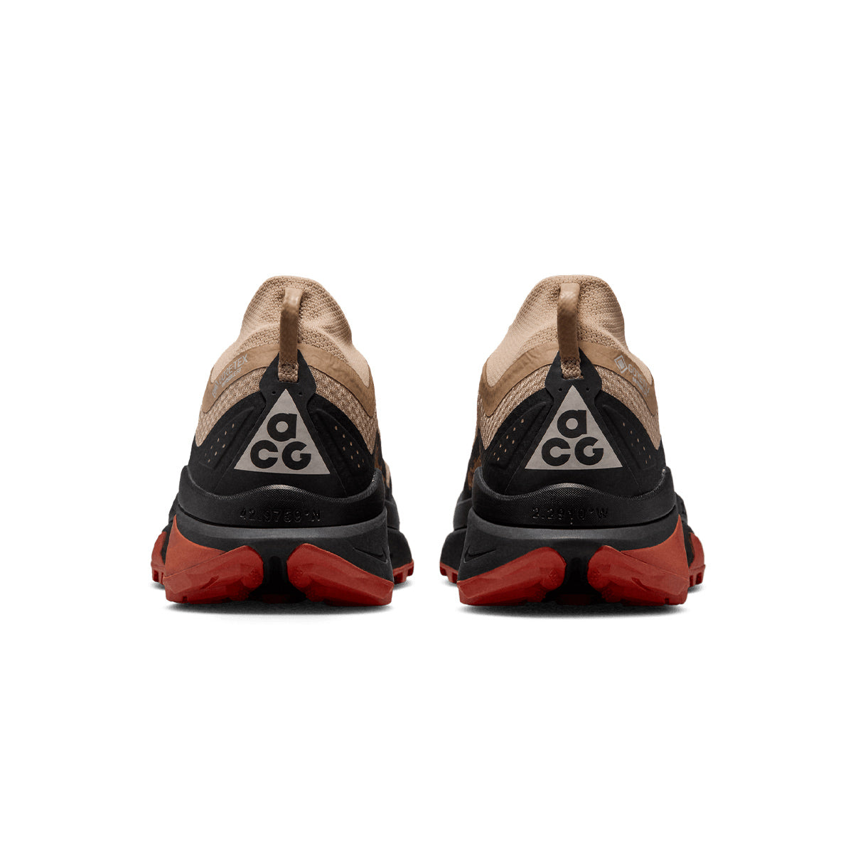 NIKE MEN ACG ZEGAMA TRAIL GORE TEX - LINEN/PUREPLATINUM/BLACK/LTCRIMSON