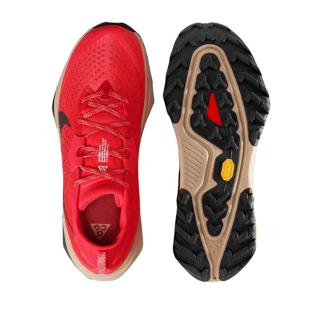 NIKE MEN ACG ZEGAMA TRAIL - LTCRIMSON/BLACK/LTOREWOODBRN/BLACK