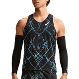 NIKE MEN AEROSWIFT SINGLET AOP - BLACK/BLACK