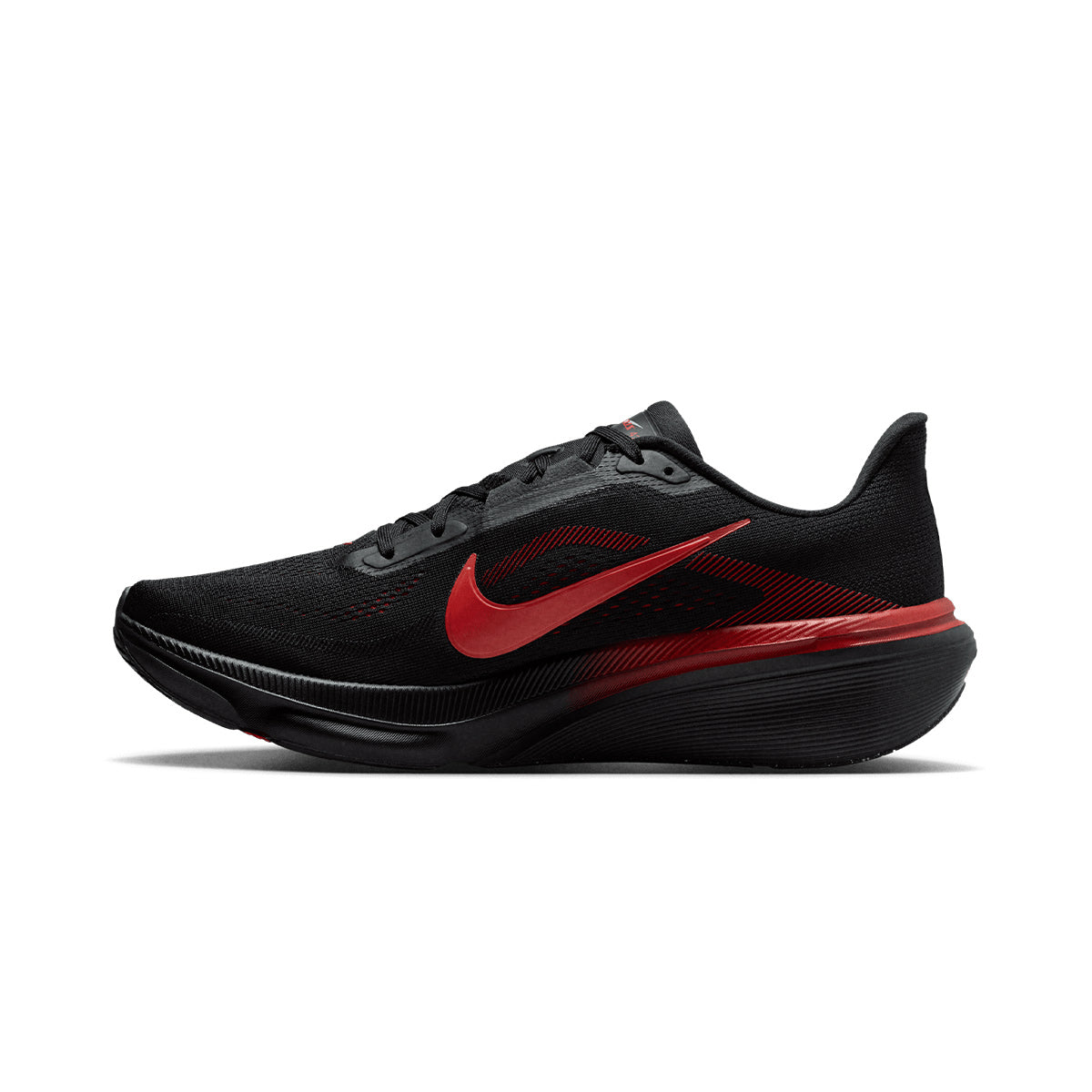 NIKE MEN AIR ZOOM PEGASUS 42 - BLACK/BRIGHTCRIMSON/UNIVERSITYRED