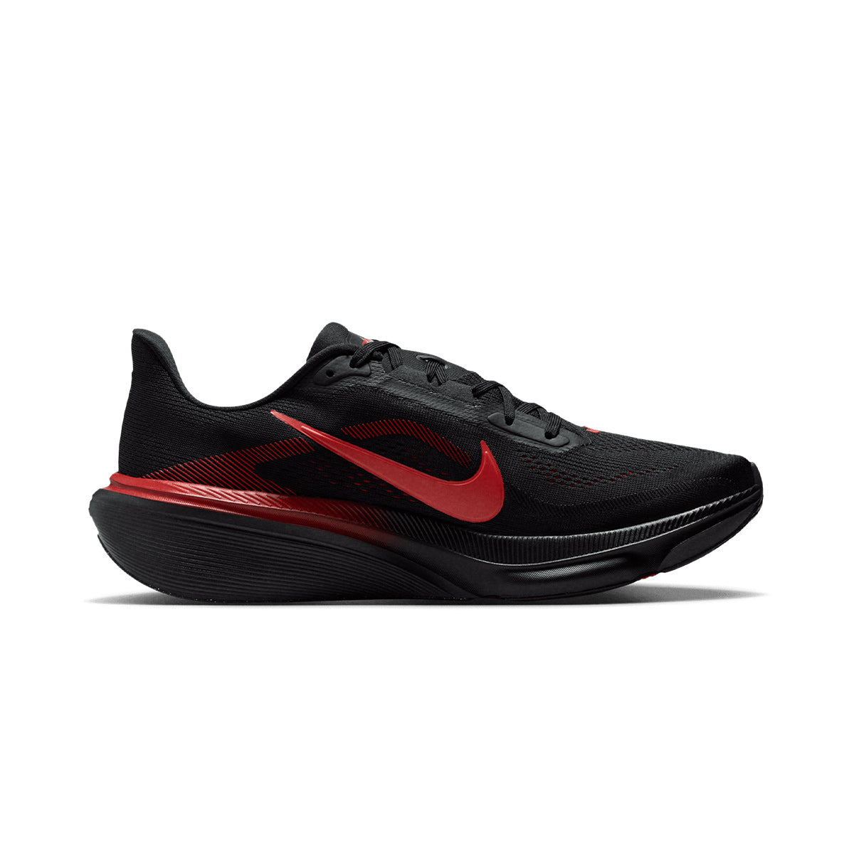 NIKE MEN AIR ZOOM PEGASUS 42 - BLACK/BRIGHTCRIMSON/UNIVERSITYRED