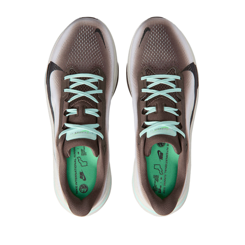 NIKE MEN AIR ZOOM PEGASUS 42 - IRONSTONE/BLACK/SEAGLASS/ARCTICGREEN