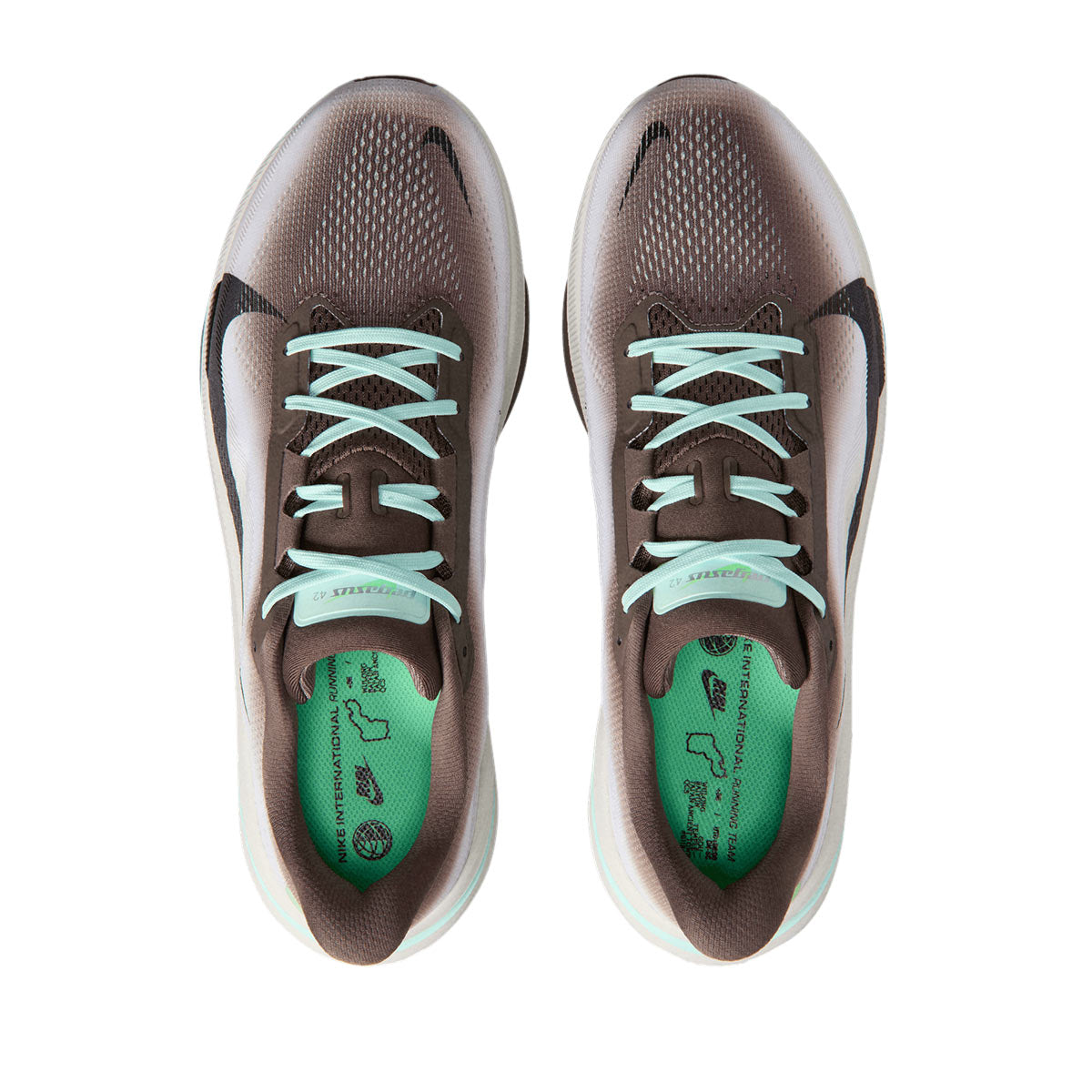 NIKE MEN AIR ZOOM PEGASUS 42 - IRONSTONE/BLACK/SEAGLASS/ARCTICGREEN