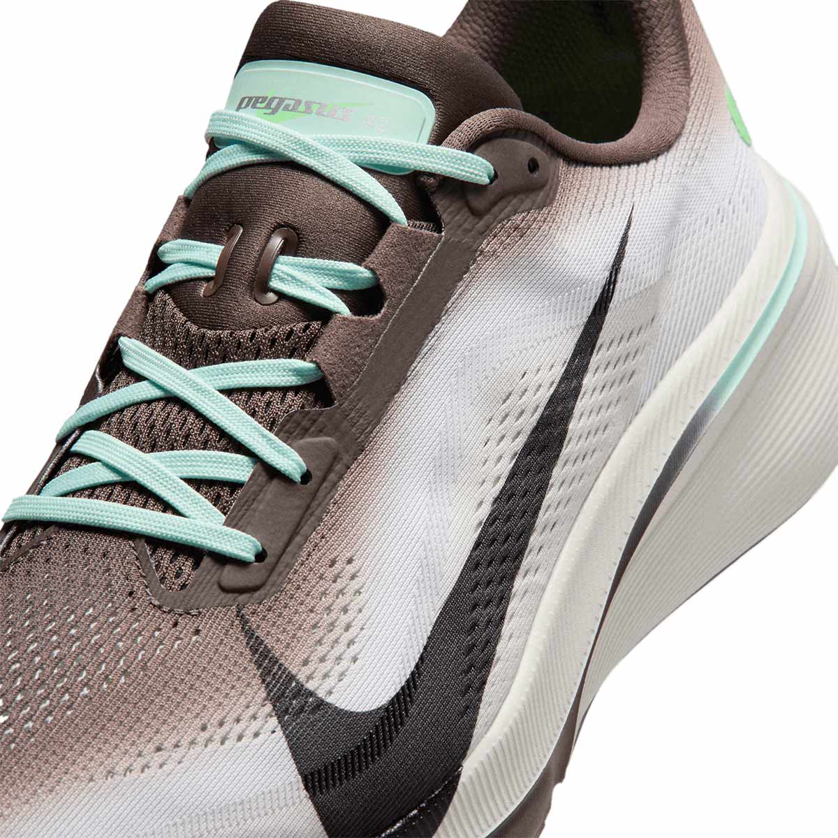 NIKE MEN AIR ZOOM PEGASUS 42 - IRONSTONE/BLACK/SEAGLASS/ARCTICGREEN