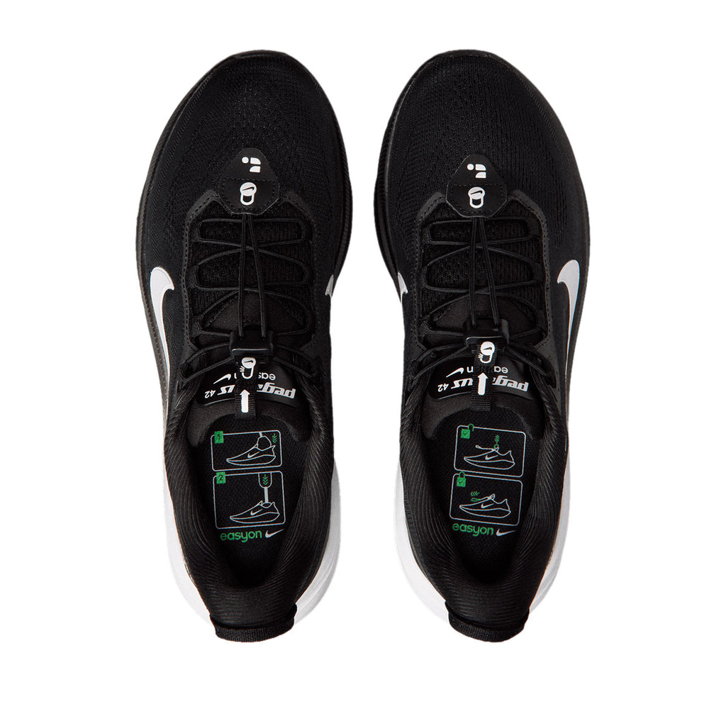 NIKE MEN PEGASUS 42 EASYON - BLACK/WHITE/DKSMOKEGREY