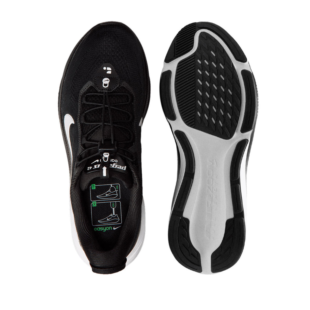 NIKE MEN PEGASUS 42 EASYON - BLACK/WHITE/DKSMOKEGREY