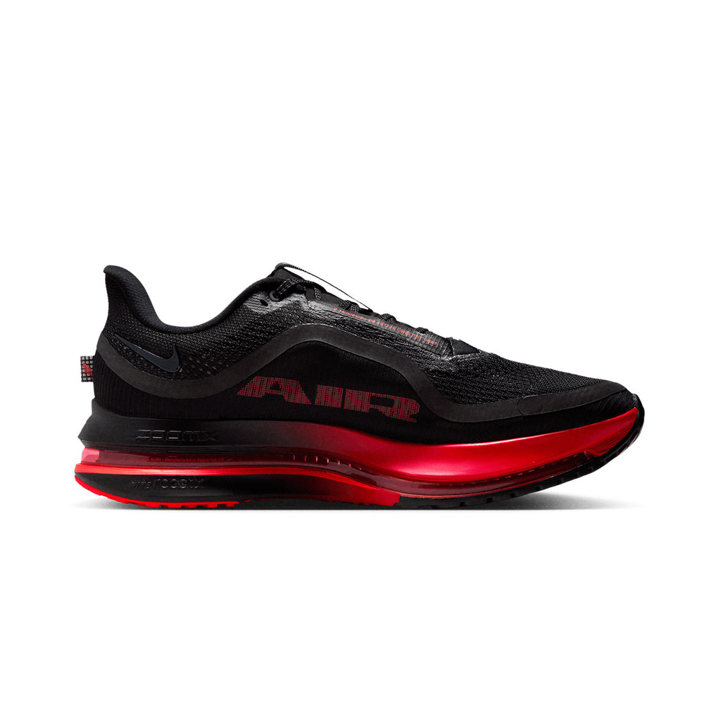 NIKE MEN PEGASUS PREMIUM - BLACK/BLACK/UNIVERSITYRED