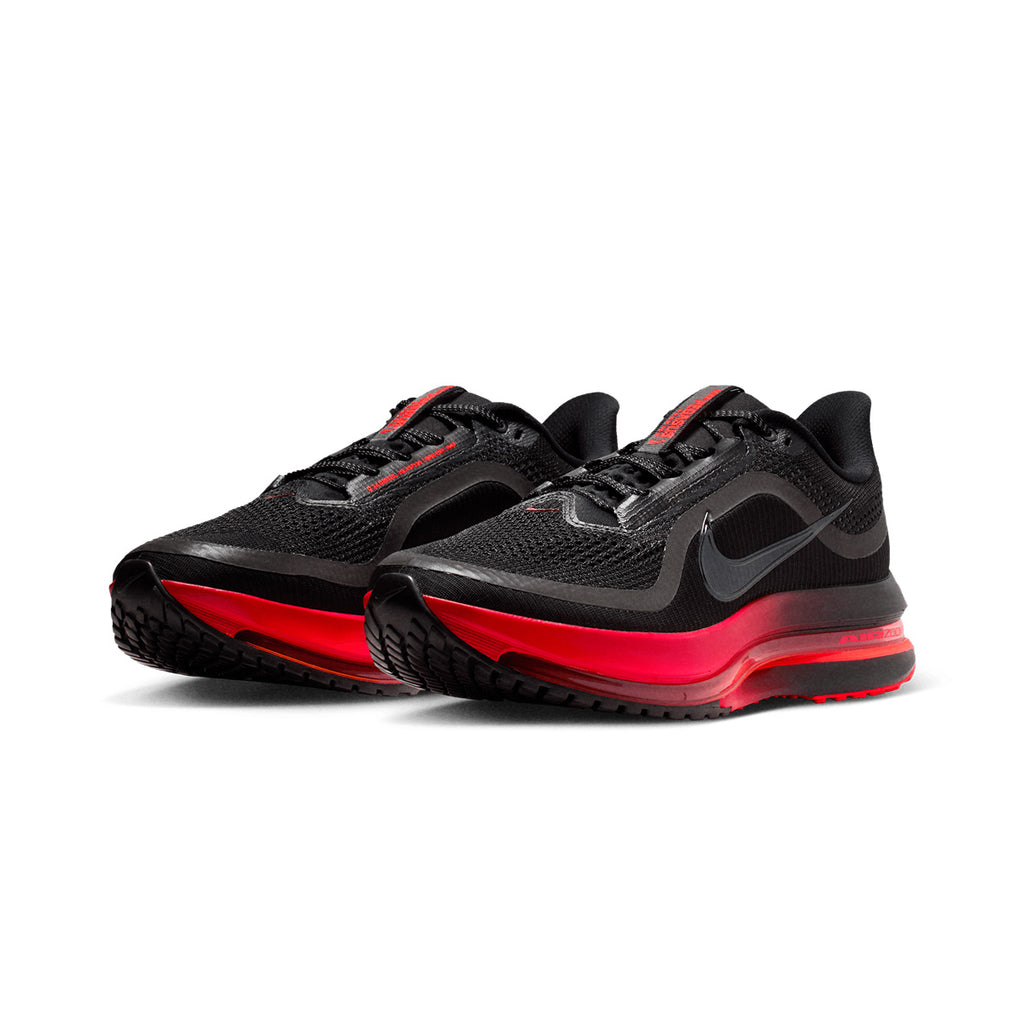 NIKE MEN PEGASUS PREMIUM - BLACK/BLACK/UNIVERSITYRED