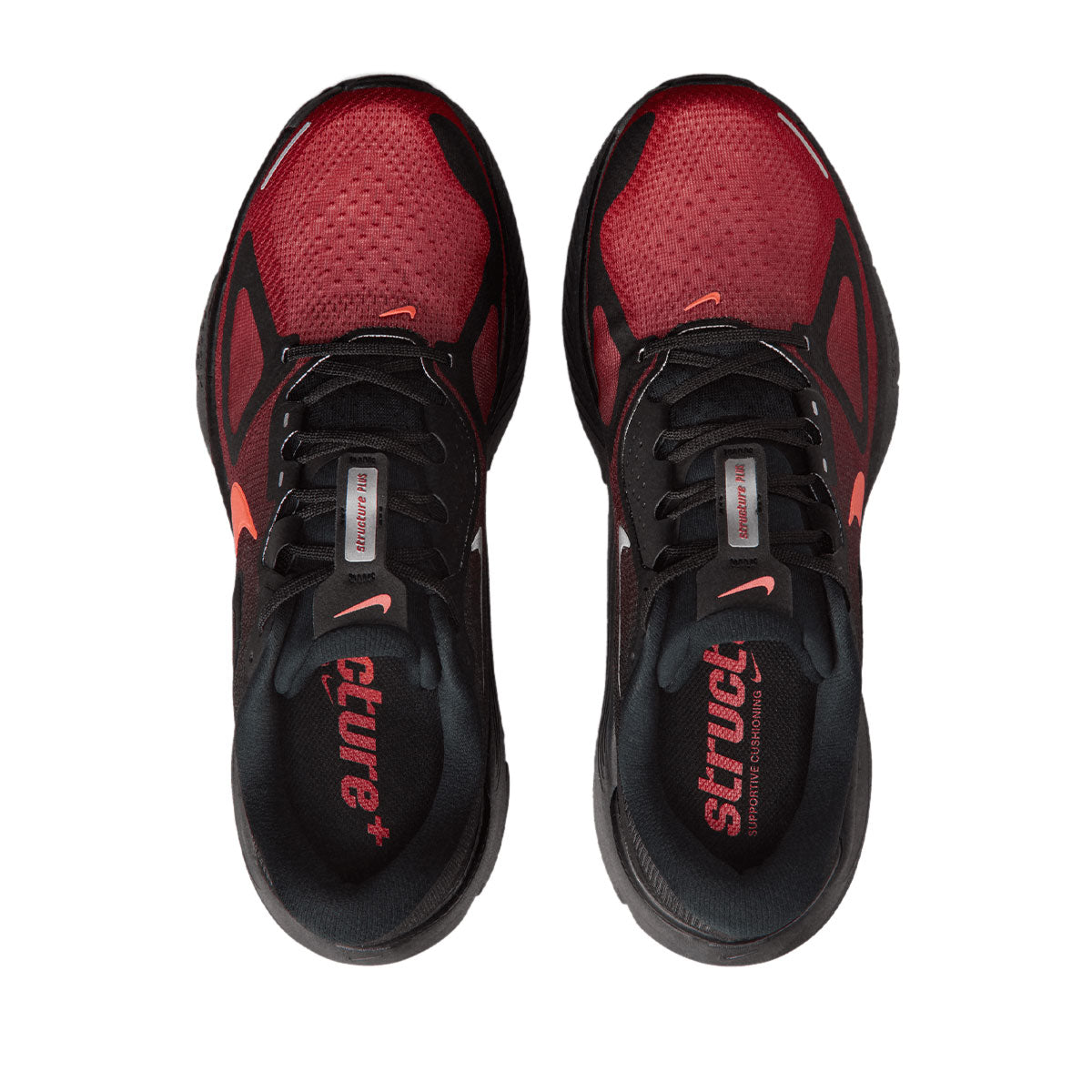NIKE MEN STRUCTURE PLUS - BLACK/BRIGHTCRIMSON/UNIVERSITYRED