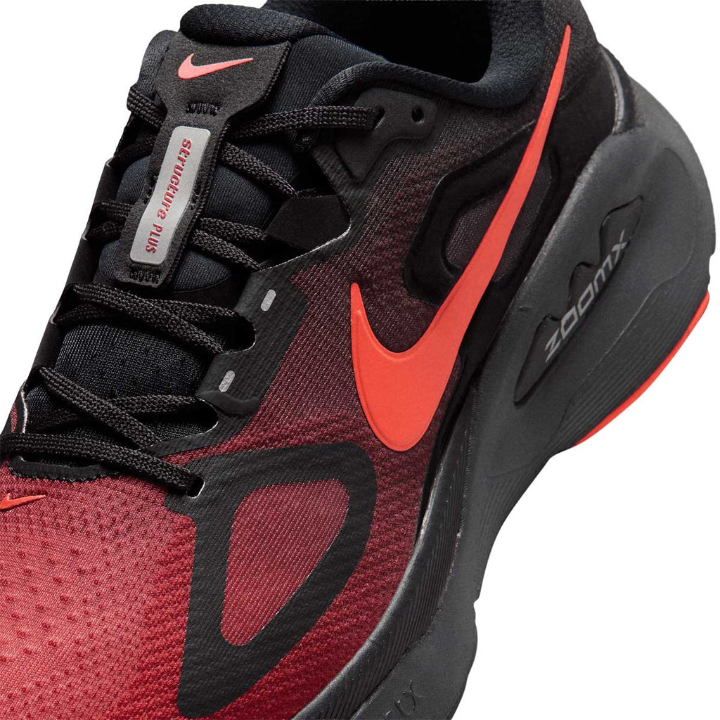 NIKE MEN STRUCTURE PLUS - BLACK/BRIGHTCRIMSON/UNIVERSITYRED