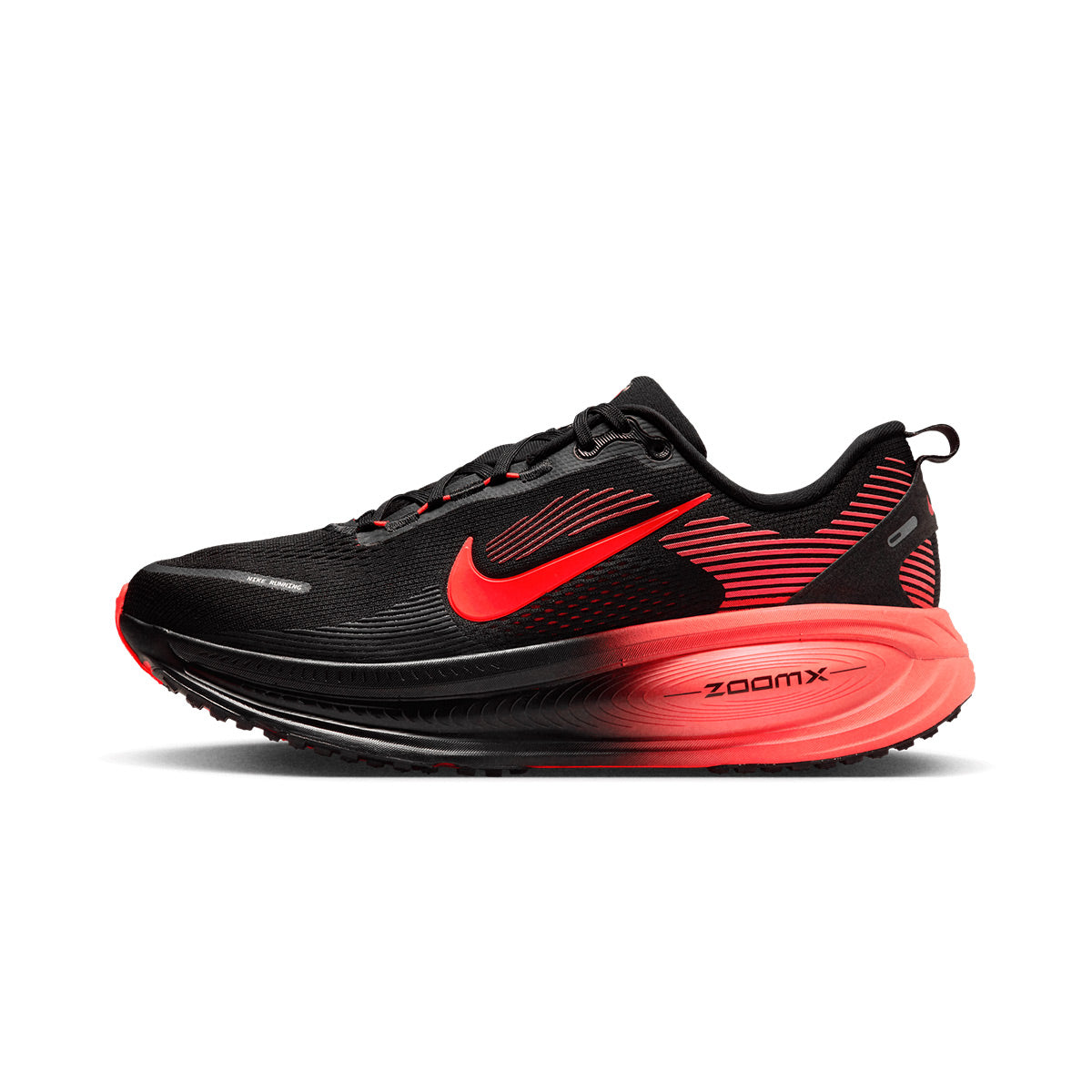 NIKE MEN VOMERO 18 - BLACK/BRIGHTCRIMSON/UNIVERSITYRED