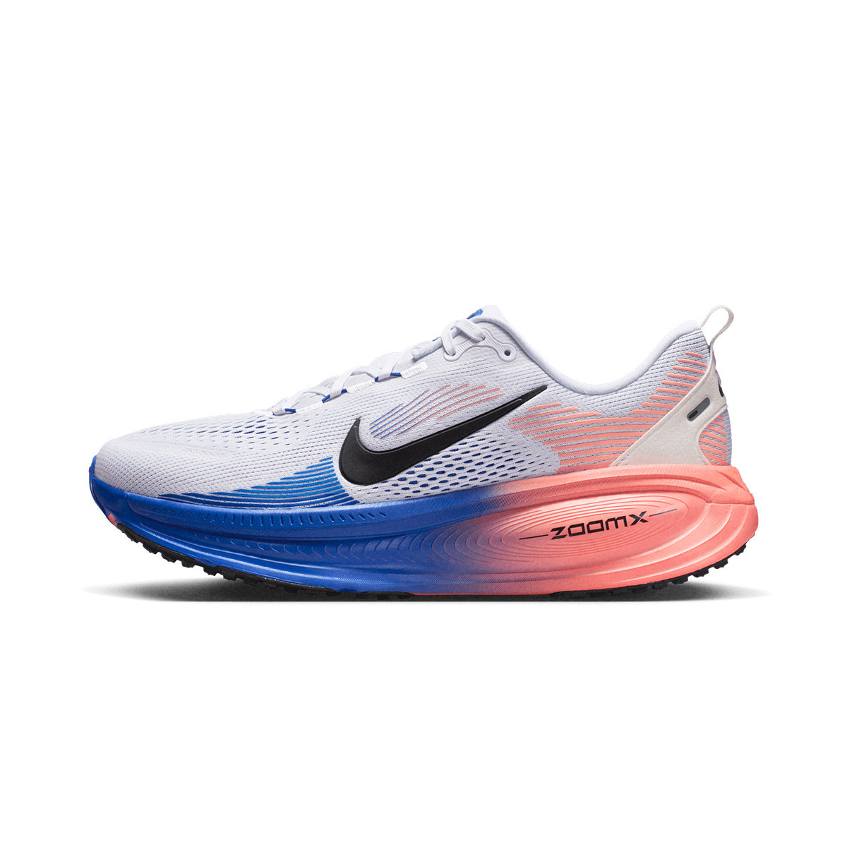 NIKE MEN VOMERO 18 - WHITE/BLACK/RACERBLUE/ATOMICPINK