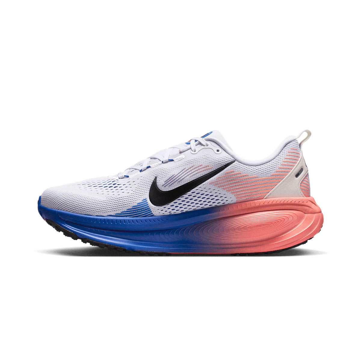 NIKE MEN VOMERO 18 - WHITE/BLACK/RACERBLUE/ATOMICPINK