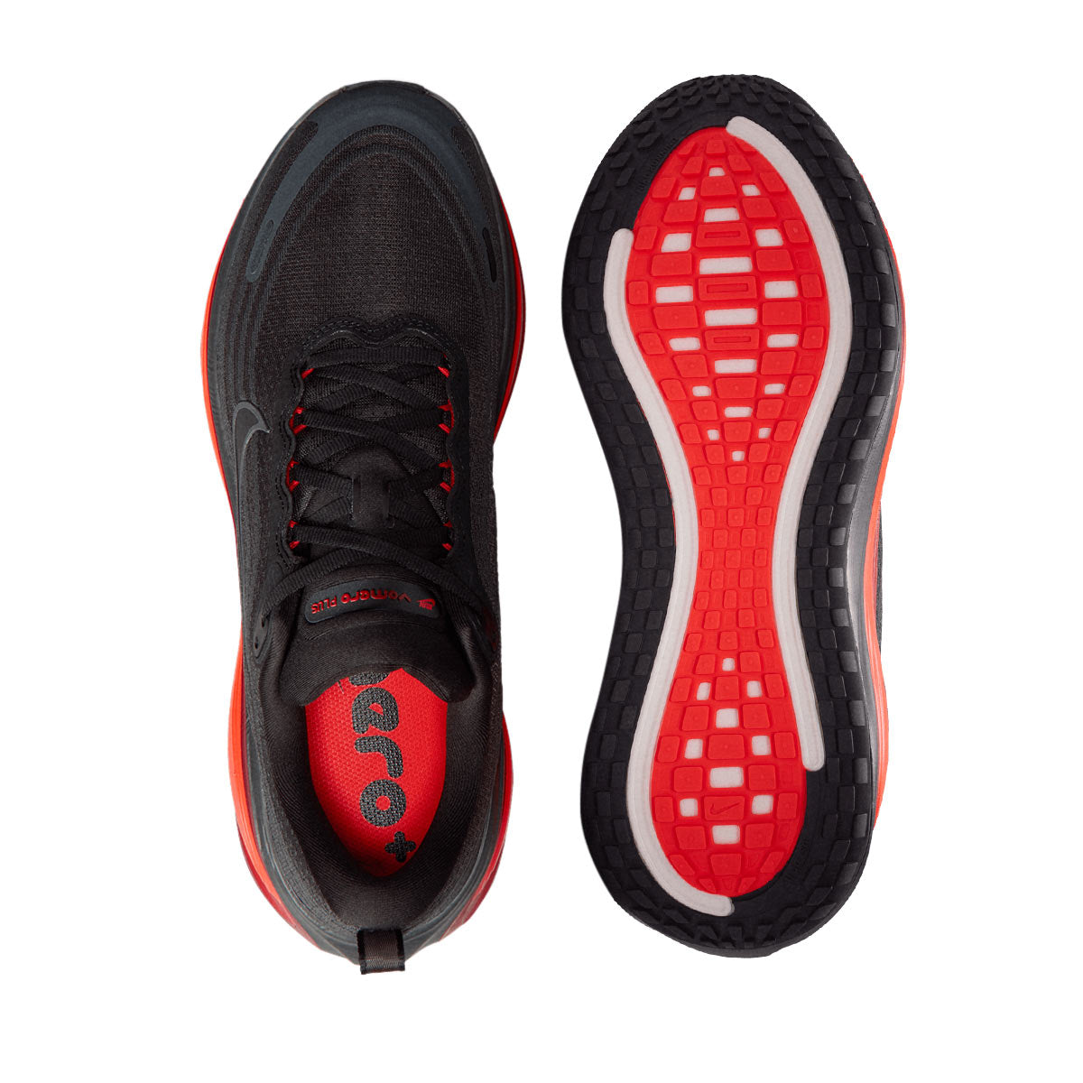 NIKE MEN VOMERO PLUS - ANTHRACITE/BLACK/BRIGHTCRIMSON