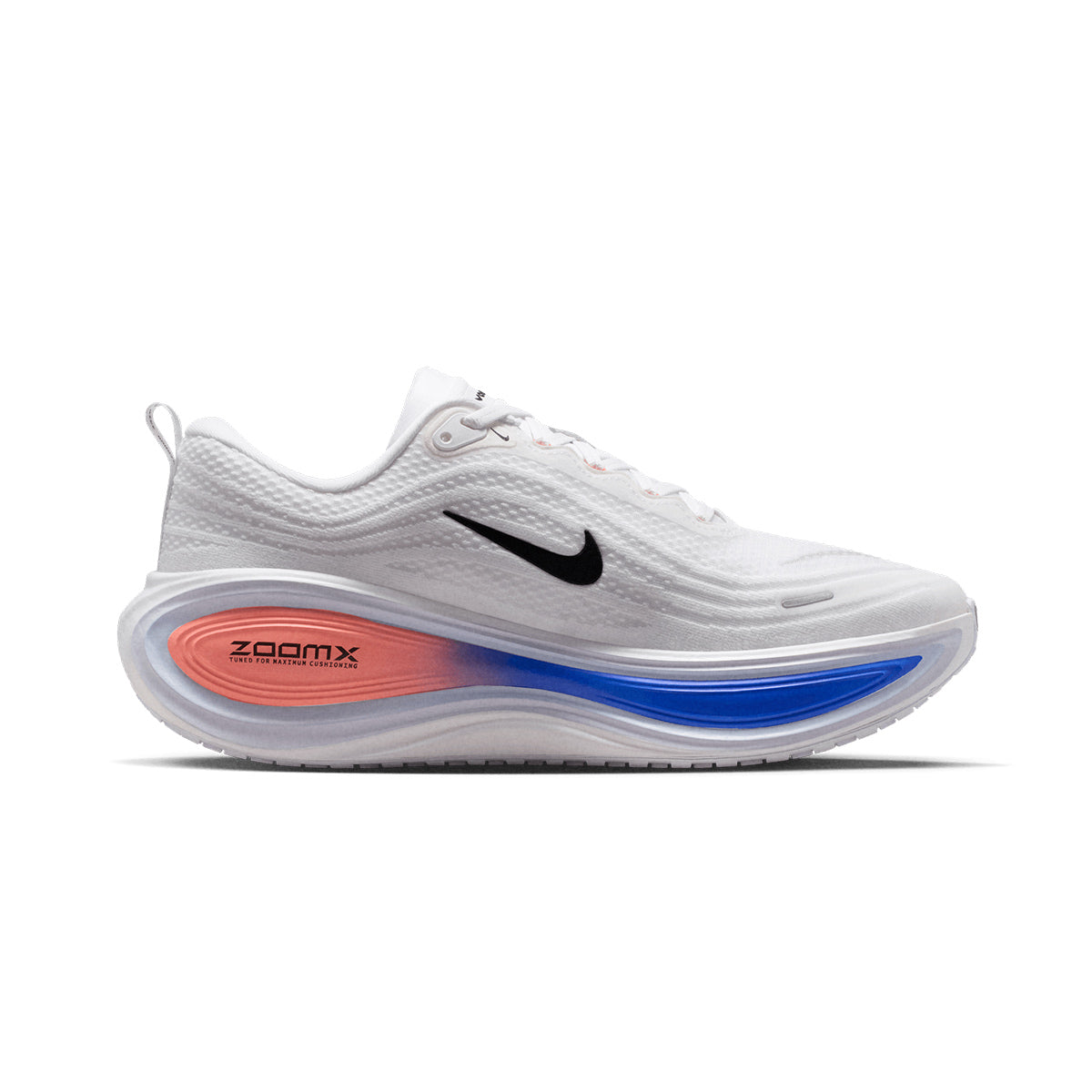 NIKE MEN VOMERO PLUS - WHITE/BLACK/ATOMICPINK/RACERBLUE
