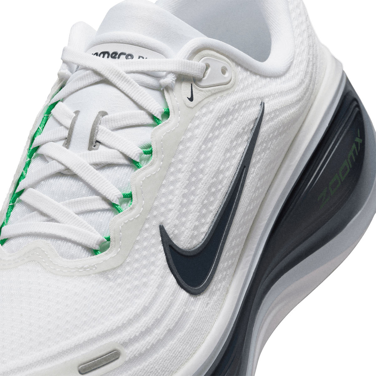 NIKE MEN VOMERO PLUS - WHITE/MIDNIGHTNAVY/GREENSPARK