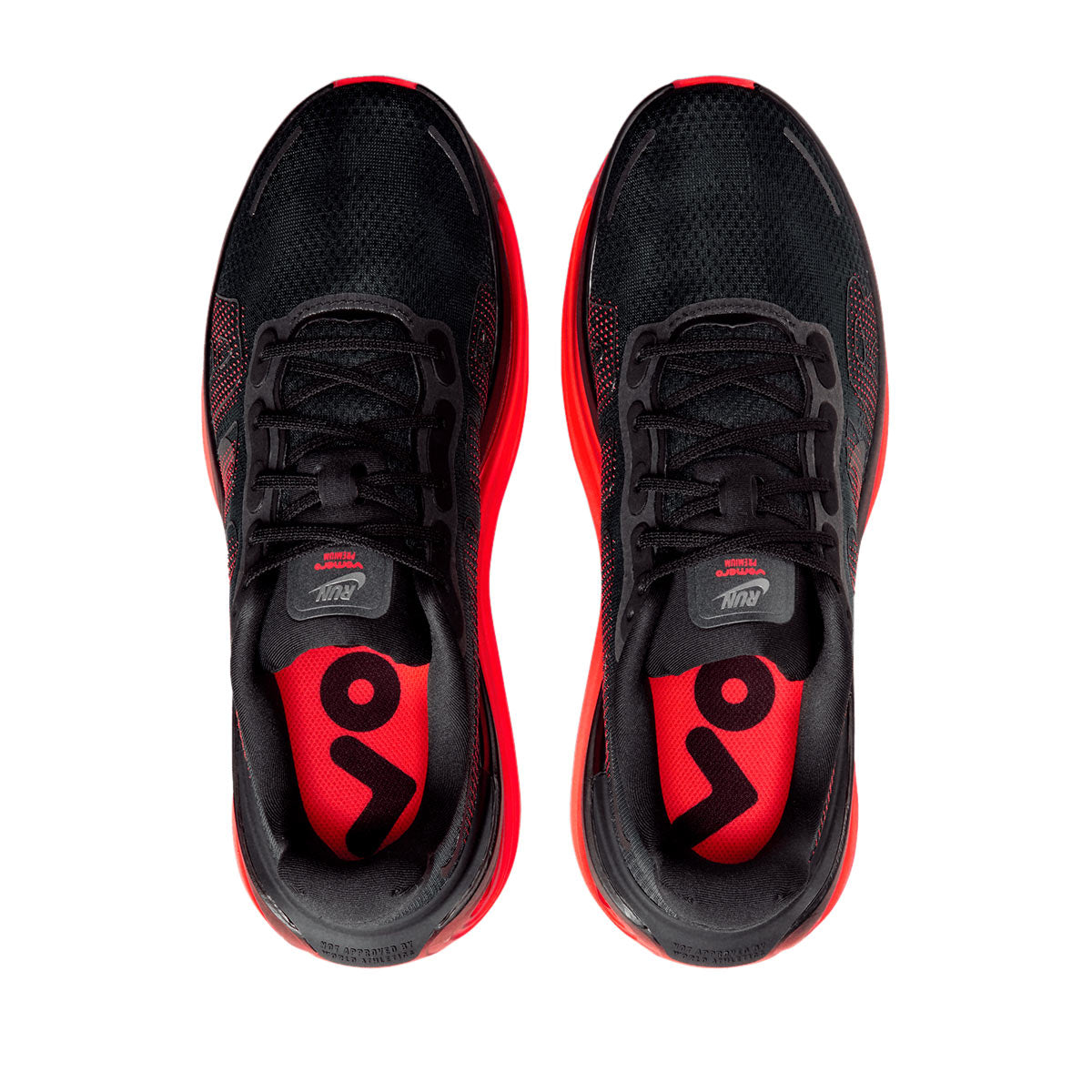 NIKE MEN VOMERO PREMIUM - BLACK/BLACK/BRIGHTCRIMSON