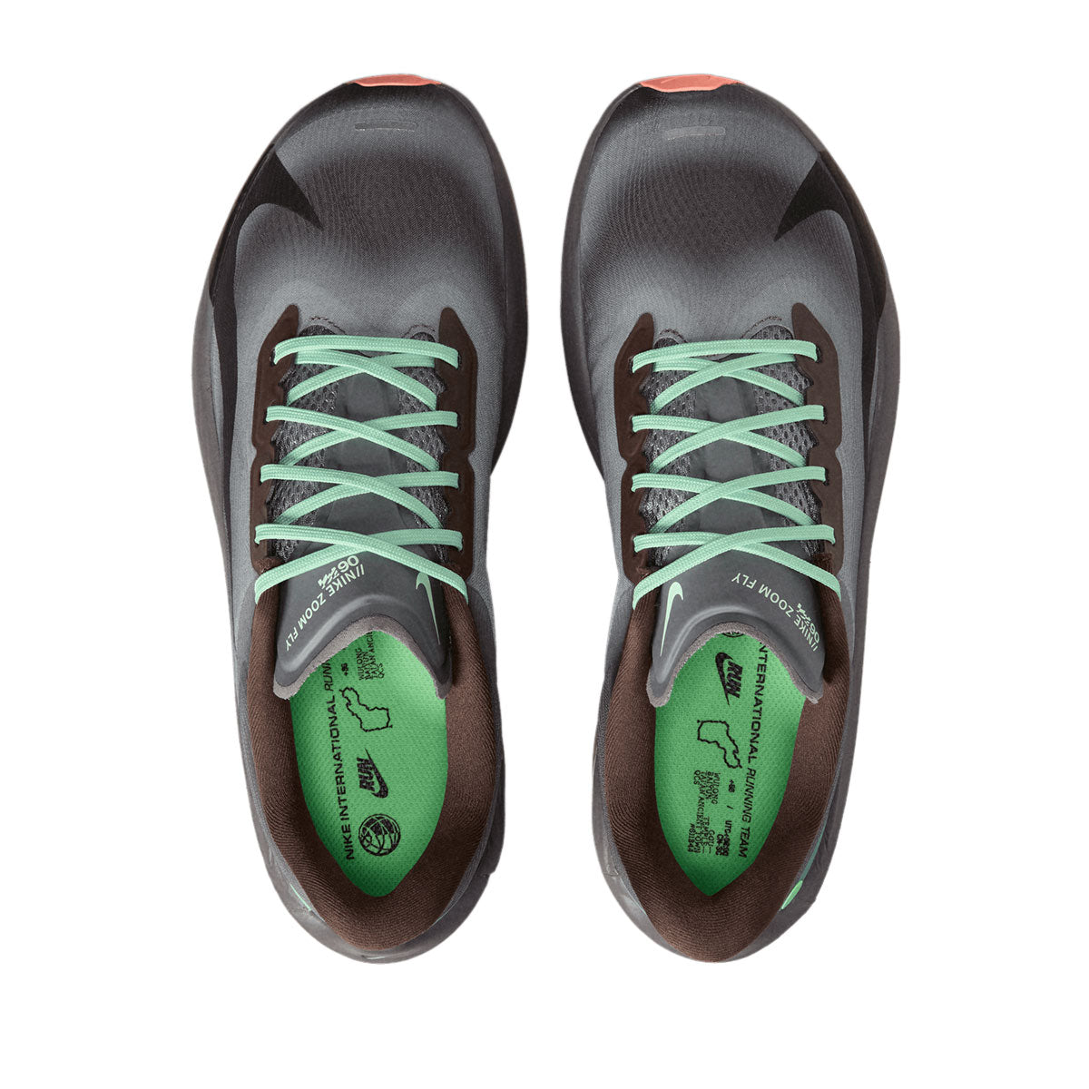 NIKE MEN ZOOM FLY 6 - BAROQUEBROWN/BLACK/SMOKEGREY/IRONSTONE