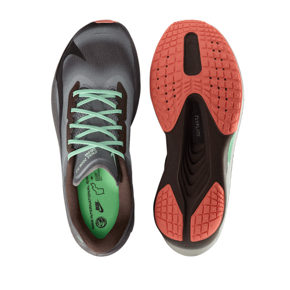 NIKE MEN ZOOM FLY 6 - BAROQUEBROWN/BLACK/SMOKEGREY/IRONSTONE