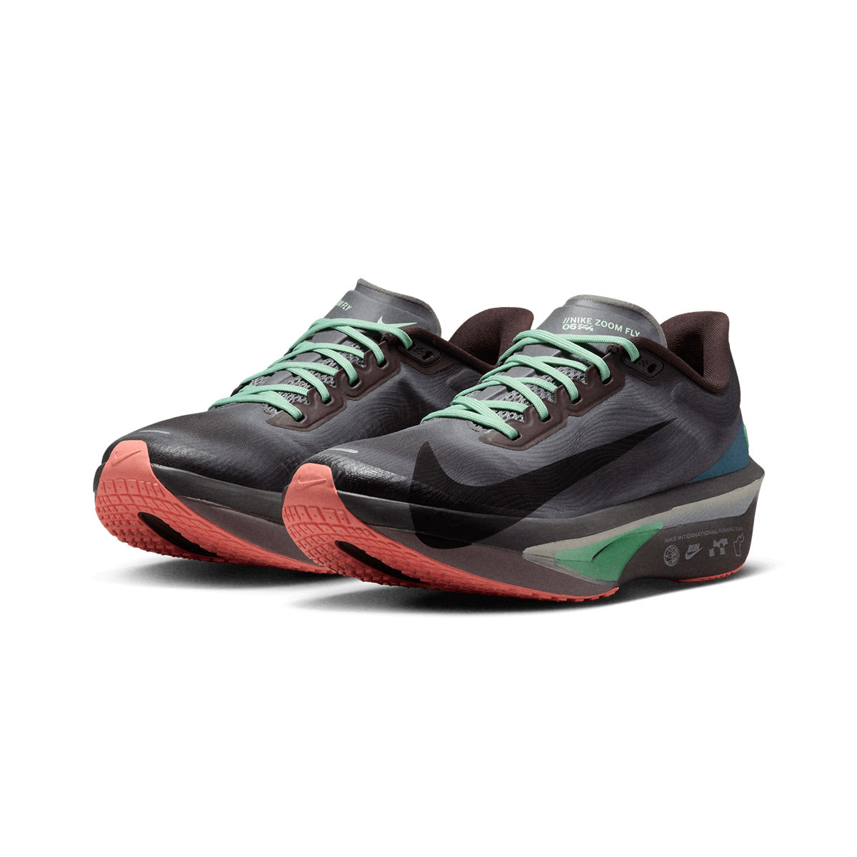 NIKE MEN ZOOM FLY 6 - BAROQUEBROWN/BLACK/SMOKEGREY/IRONSTONE