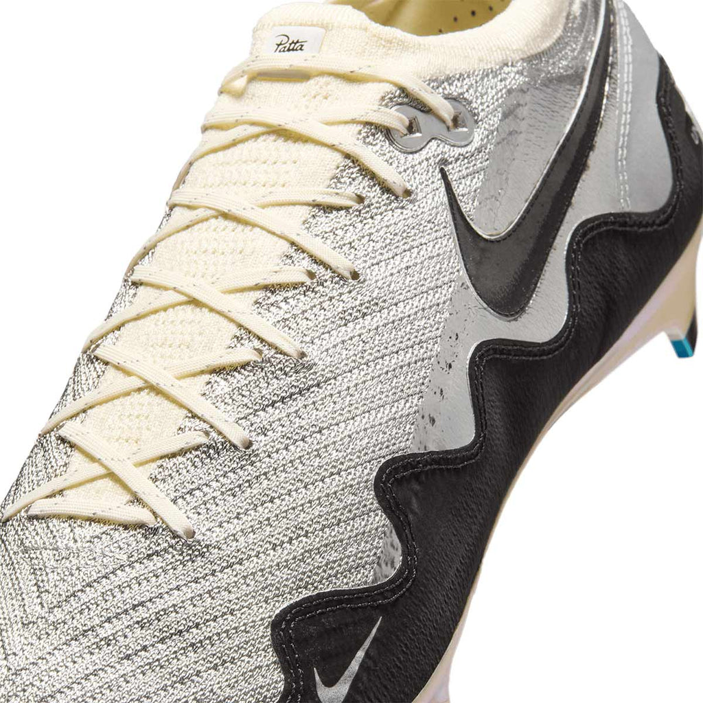 NIKE MERCURIAL VAPOR 16 ELITE X PATTA SE FG - CHROME/BLACK/WHITE