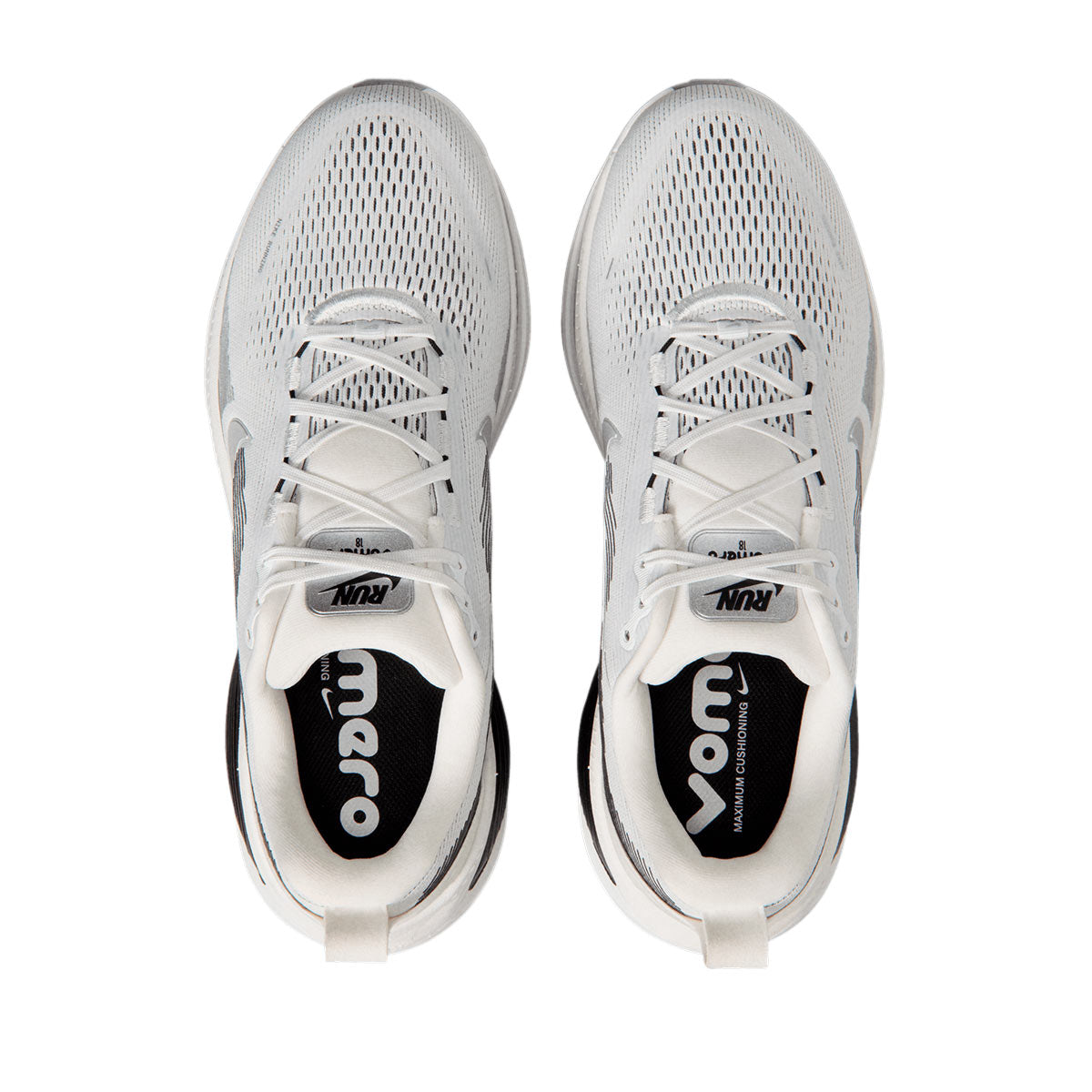 NIKE M VOMERO 18 RR - SUMMITWHITE/METALLICSILVER/BLACK