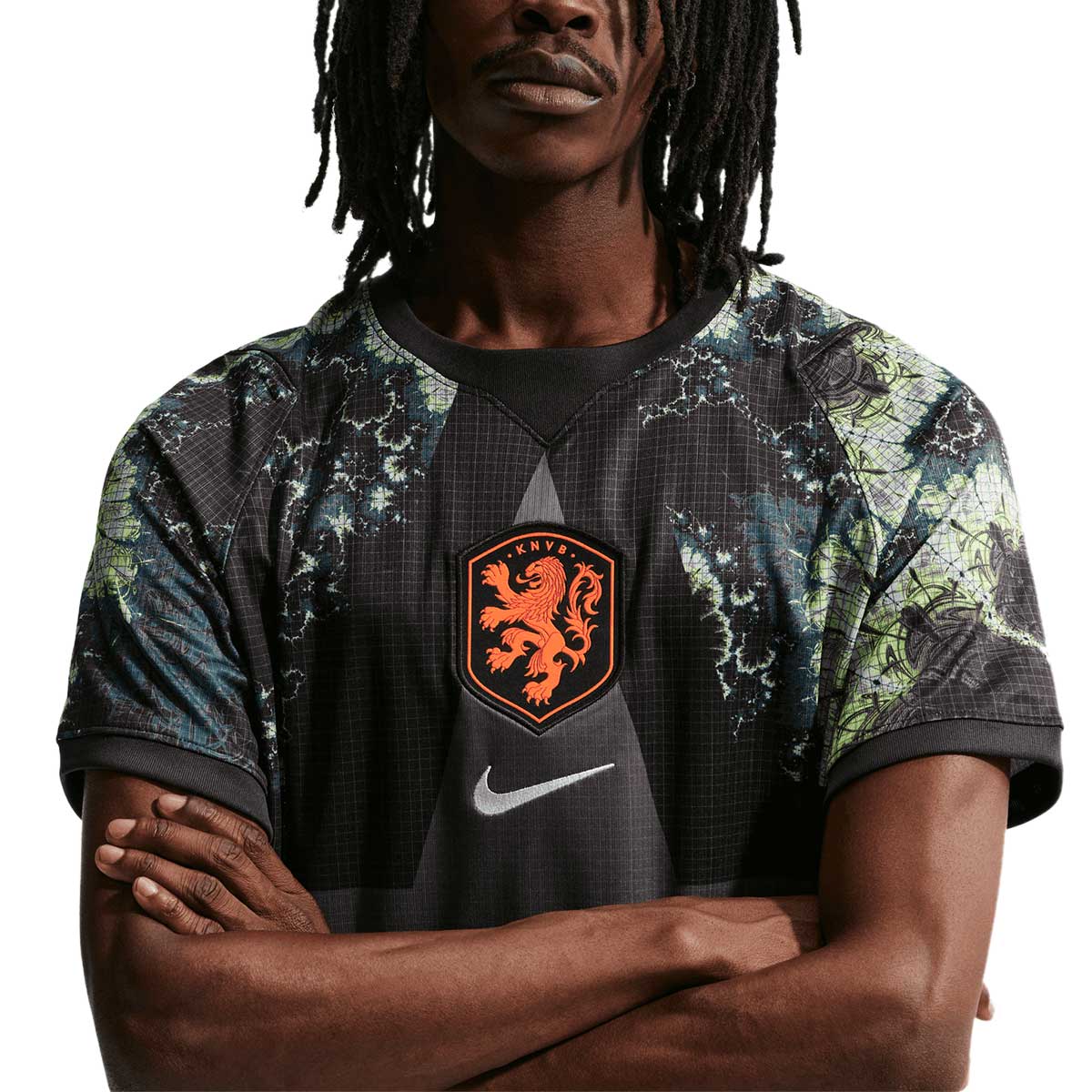 NIKE NETHERLANDS 2026 GOALKEEPER REPLICA JERSEY - BLACK/MEDIUM ASH/WHITE