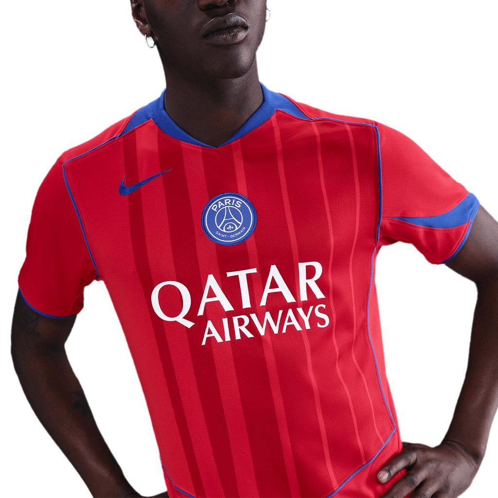 NIKE PARIS SAINT GERMAIN 2025/2026 THIRD REPLICA JERSEY - GLOBAL RED/SPORT RED/HYPER ROYAL