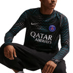 NIKE PARIS SAINT GERMAIN 2026/2027 GOALKEEPER REPLICA LONG SLEEVE JERSEY - BLACK/WHITE