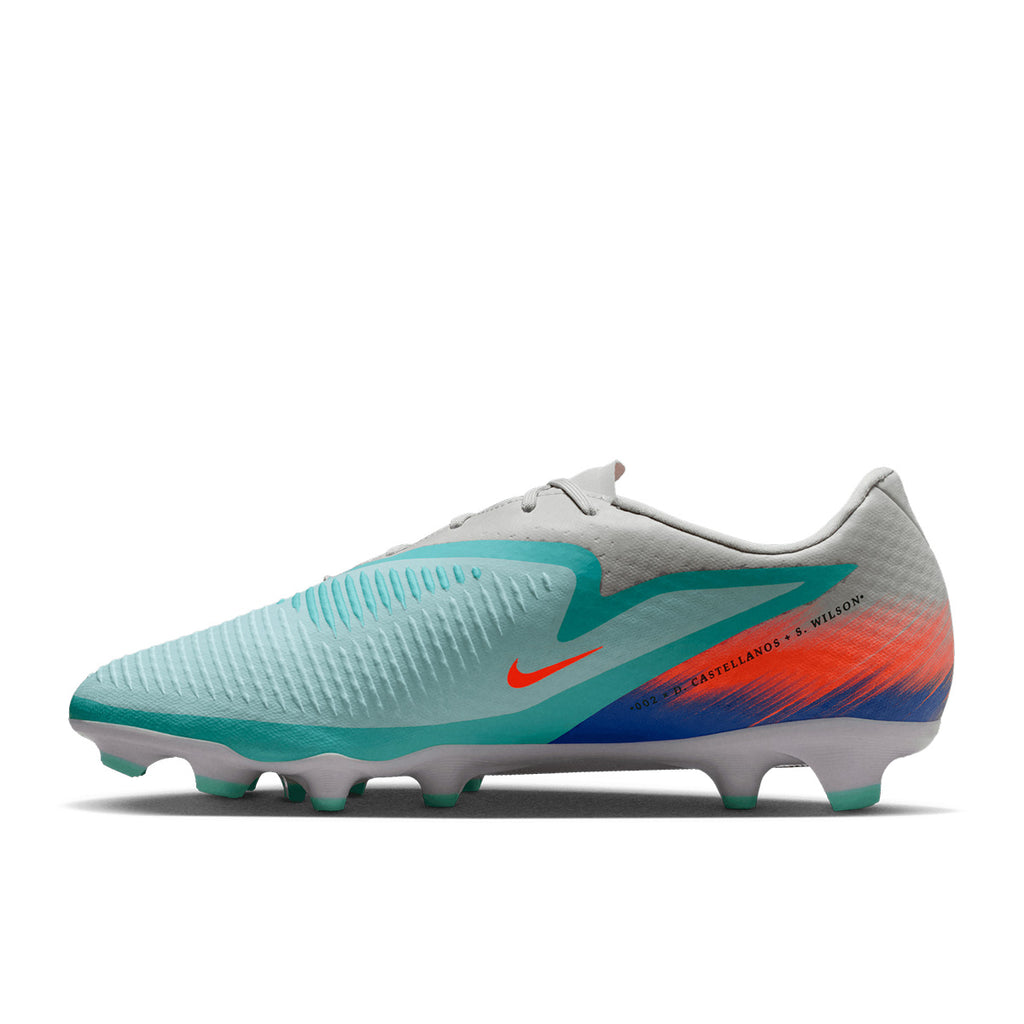 NIKE PHANTOM 6 LOW ACADEMY NU2 FG/MG - PISTACHIO FROST/HYPER ORANGE