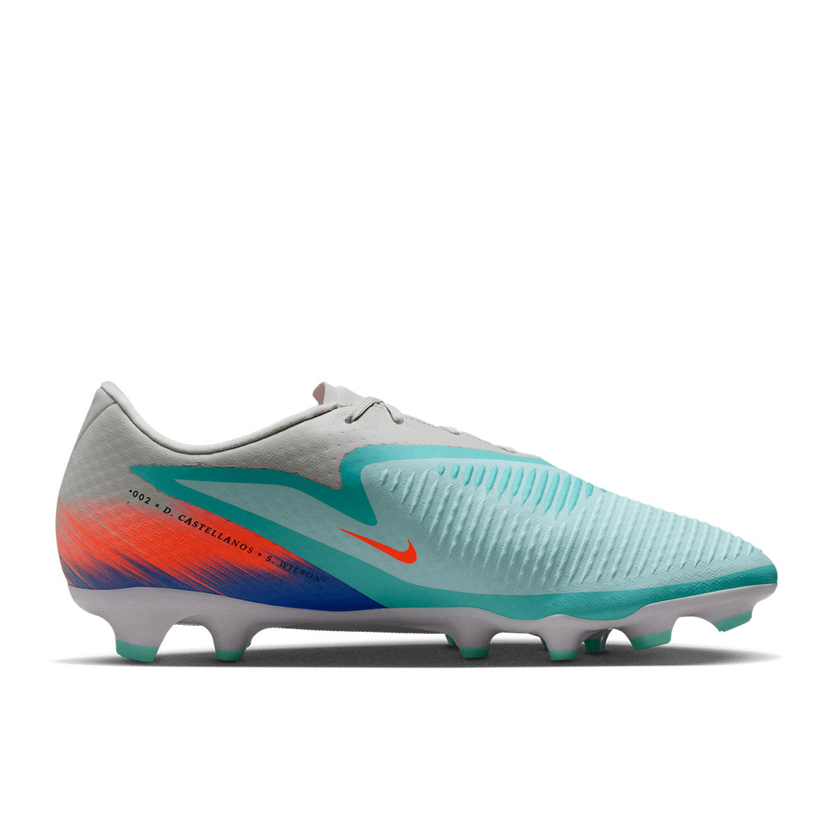 NIKE PHANTOM 6 LOW ACADEMY NU2 FG/MG - PISTACHIO FROST/HYPER ORANGE