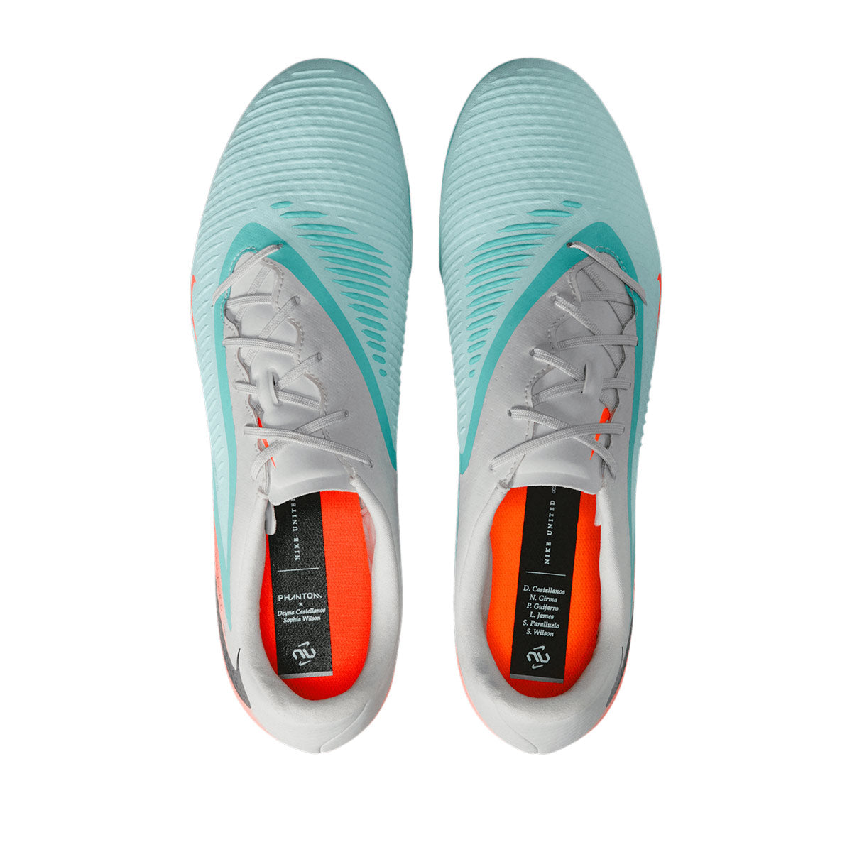 NIKE PHANTOM 6 LOW ACADEMY NU2 FG/MG - PISTACHIO FROST/HYPER ORANGE