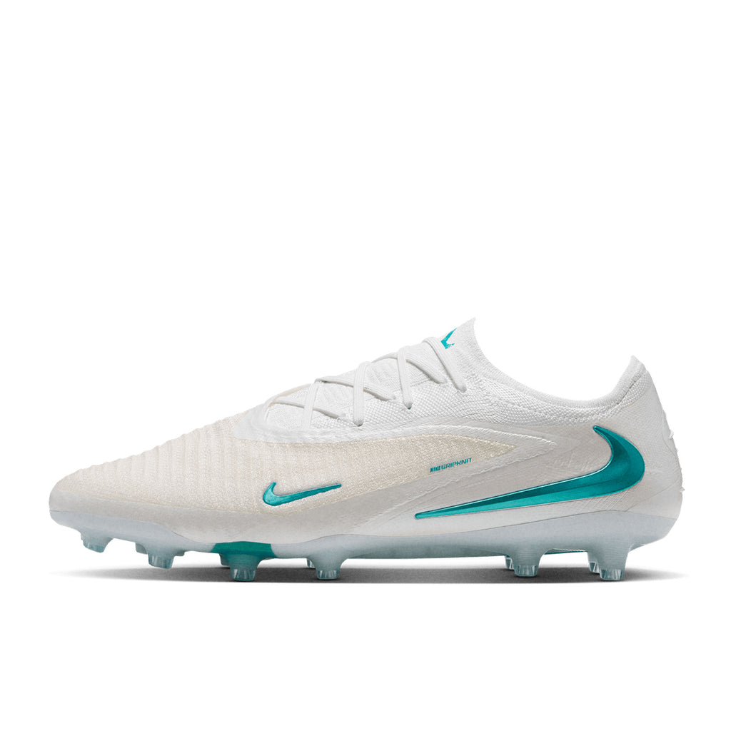 NIKE PHANTOM 6 LOW ELITE AG PRO - WHITE/DUSTY CACTUS/WHITE