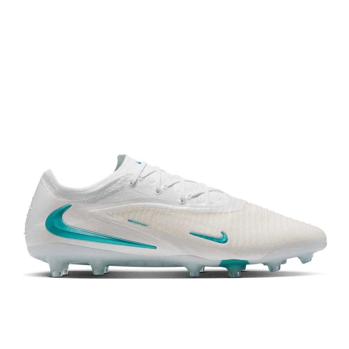 NIKE PHANTOM 6 LOW ELITE AG PRO - WHITE/DUSTY CACTUS/WHITE