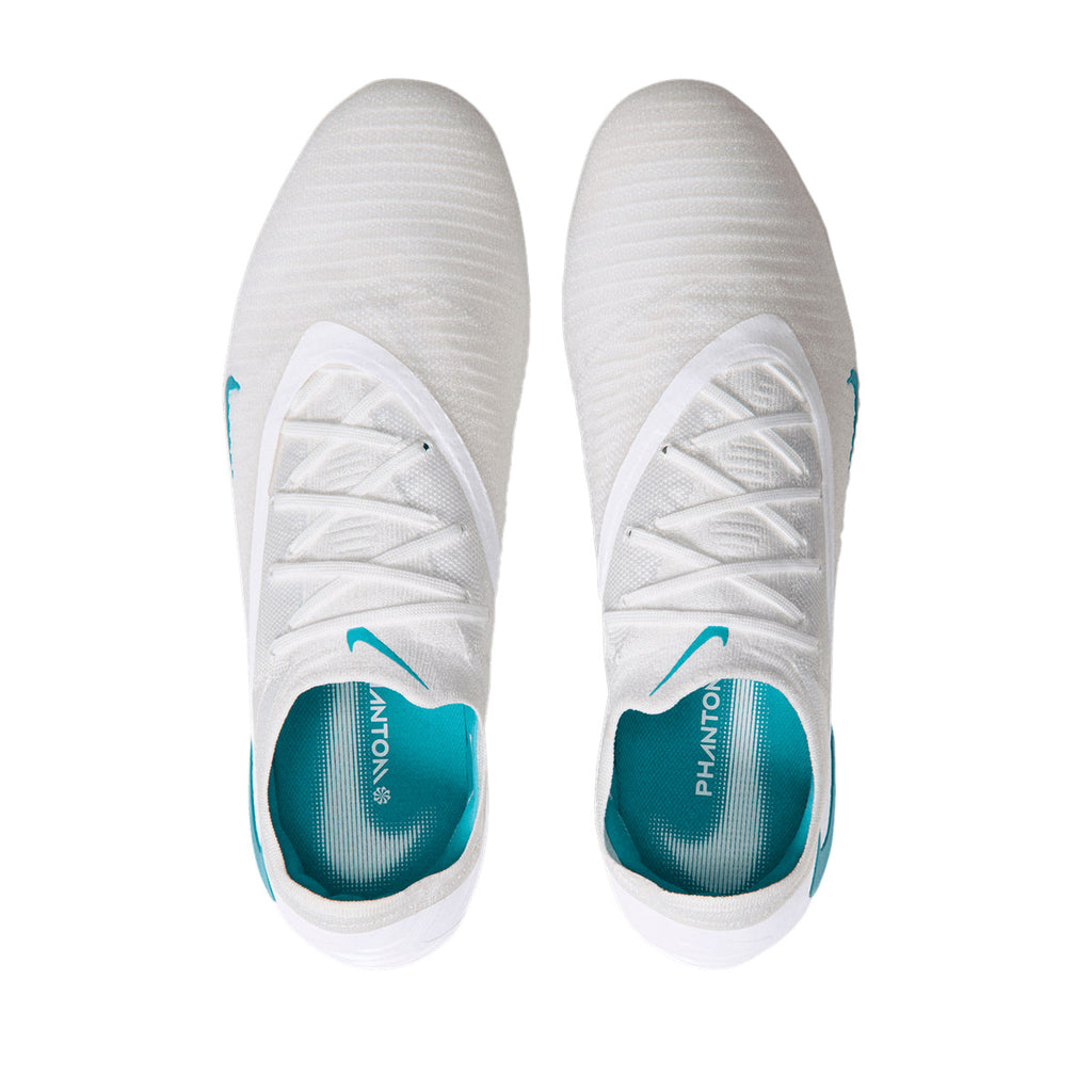 NIKE PHANTOM 6 LOW ELITE FG - WHITE/DUSTY CACTUS/WHITE